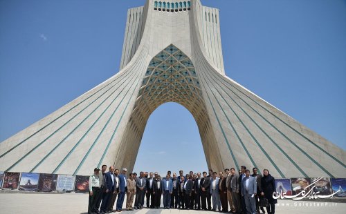 بازدید شهرداران استان گلستان از طرح های عمرانی منطقه 9 شهرداری تهران