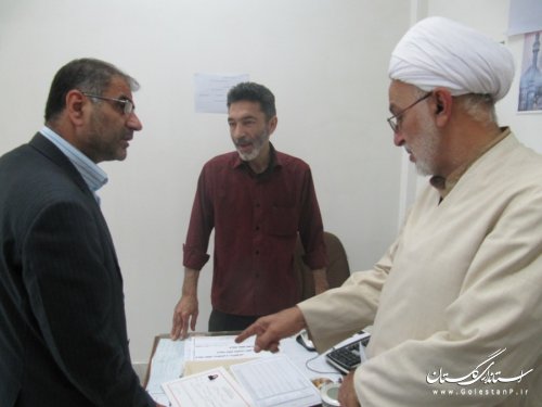 بازدید سرزده فرماندار بندرگز از اداره تبلیغات اسلامی شهرستان