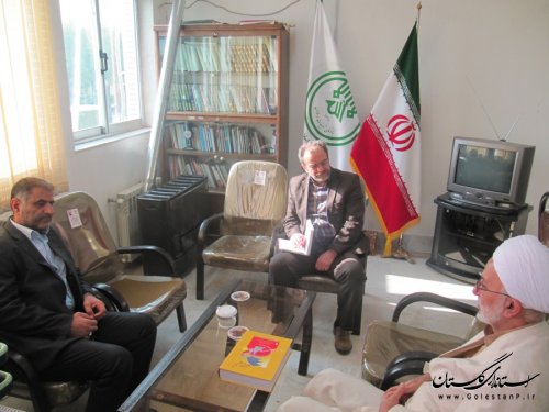 بازدید سرزده فرماندار بندرگز از اداره تبلیغات اسلامی شهرستان