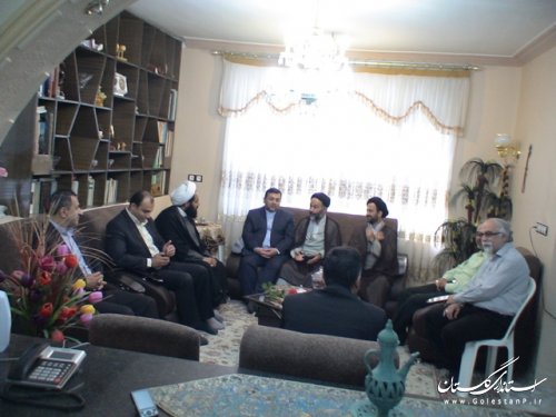 دیدار معاون فرماندار علی آباد کتول با جانبازان شهرستان 