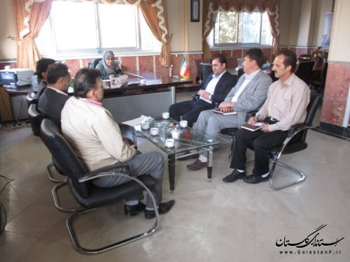 دیدار فرماندار ترکمن با مدیرکل تعزیرات حکومتی استان
