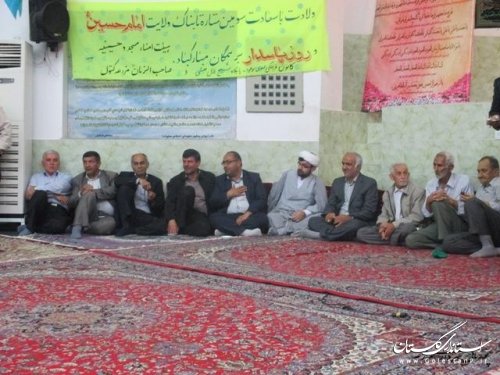 تجلیل فرماندار از پاسداران و جانبازان شهر مزرعه کتول