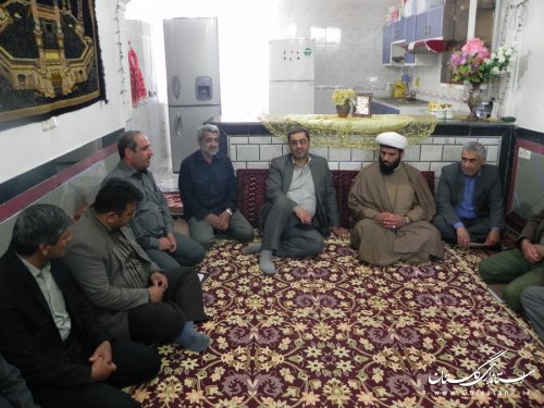 دیدار فرماندار مینودشت با جانبازان بخش کوهسارات 