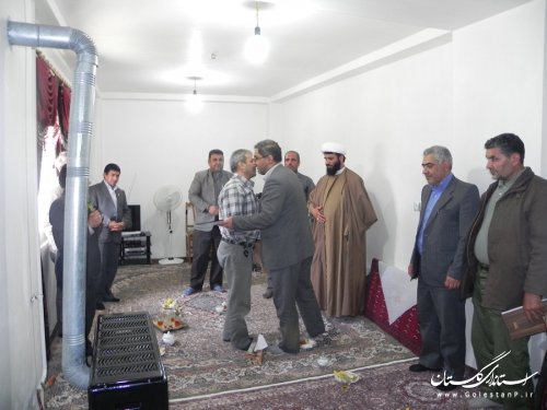 دیدار فرماندار مینودشت با جانبازان بخش کوهسارات 