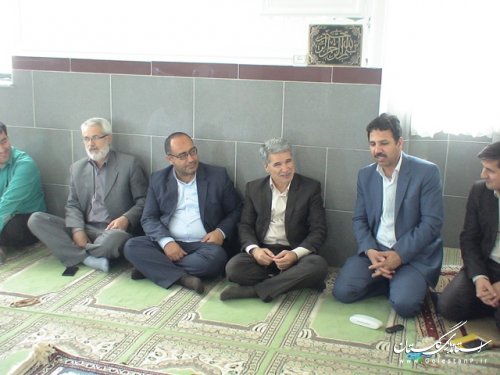 بازدید مشترک فرمانداران علی آباد کتول و آق قلا ازجاده های بین مزارع دو شهرستان