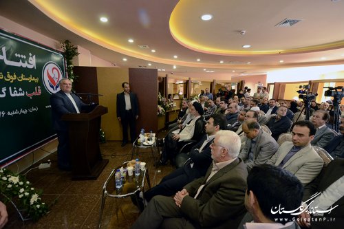 تاسیس بیمارستان فوق تخصصی قلب باید سرفصلی برای دیگر تخصص ها باشد
