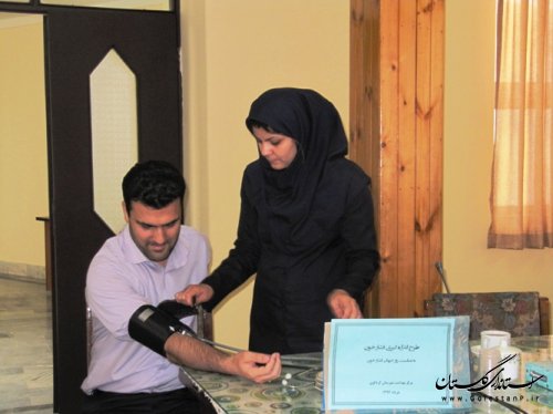 طرح اندازه گیری فشار خون در فرمانداری کردکوی