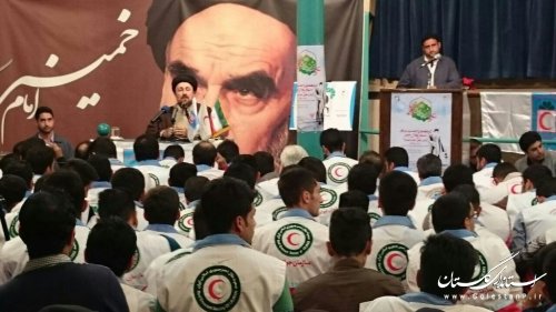 انتخاب جوان گلستانی به عنوان عضو برتر سازمان جوانان جمعیت هلال احمر کشور