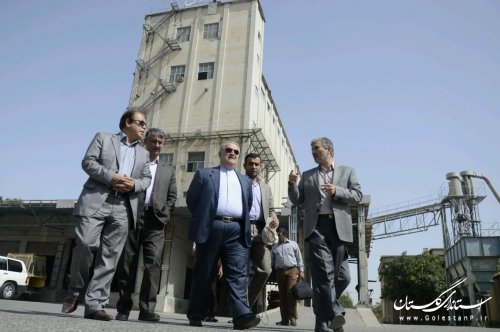 بازدید سرزده استاندار گلستان از مراکز خرید گندم استان 