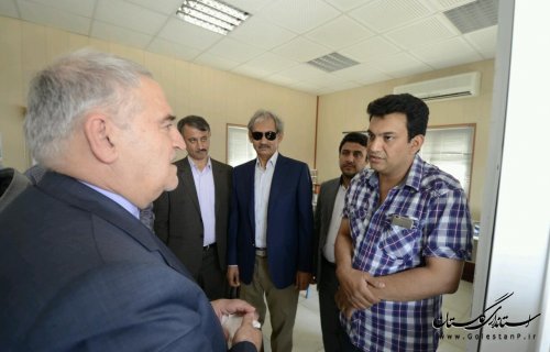بازدید سرزده استاندار گلستان از مراکز خرید گندم استان 