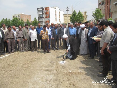 آغاز عملیات اجرایی مجتمع آموزشی اداری و کانون فرهنگی و تربیتی گنبد کاووس