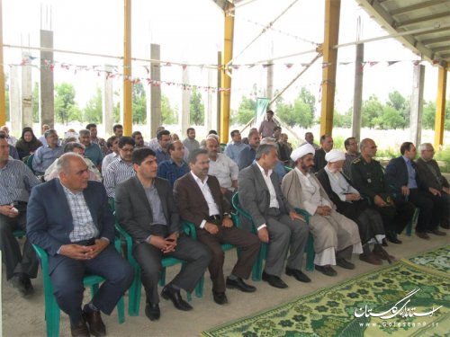 آغاز عملیات اجرایی مجتمع آموزشی اداری و کانون فرهنگی و تربیتی گنبد کاووس