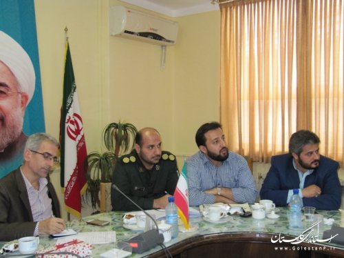 جلسه ی هئیت امنای شهدای گمنام شهرستان کردکوی برگزار شد