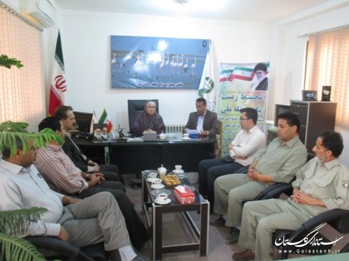 فرماندار ترکمن از اداره محیط زیست این شهرستان بازدید کرد