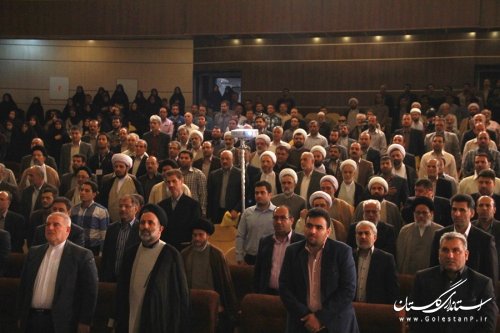 مراسم اختتامیه چهارمین جشنواره سراسری فرهنگی هنری نماز در گرگان برگزار شد