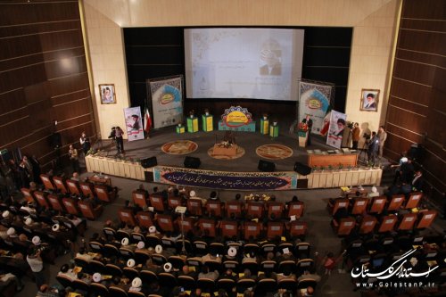 مراسم اختتامیه چهارمین جشنواره سراسری فرهنگی هنری نماز در گرگان برگزار شد
