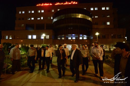 عیادت استاندار گلستان از حاج یار محمد آخوند نظری 