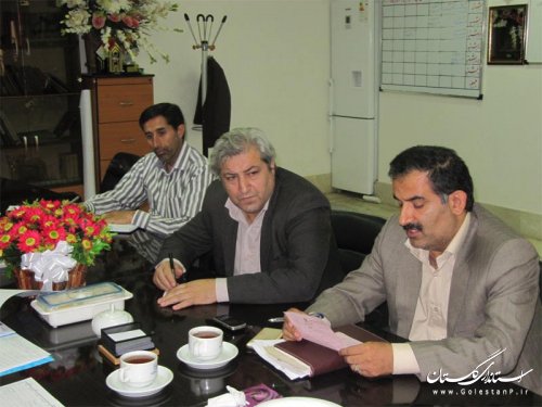 جلسه ستاد تنظیم بازار شهرستان گنبد کاووس در آستانه رمضان