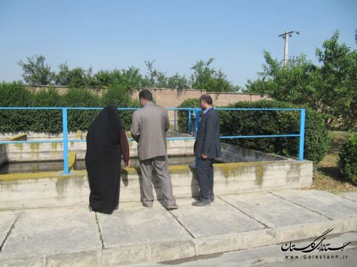 فرماندار بندرگز از تصفیه خانه فاضلاب  این  شهرستان بازدید کرد