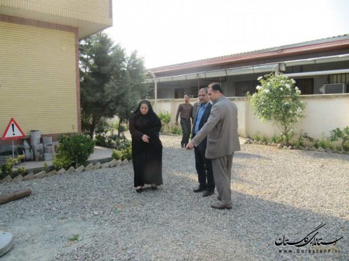 فرماندار بندرگز از تصفیه خانه فاضلاب  این  شهرستان بازدید کرد