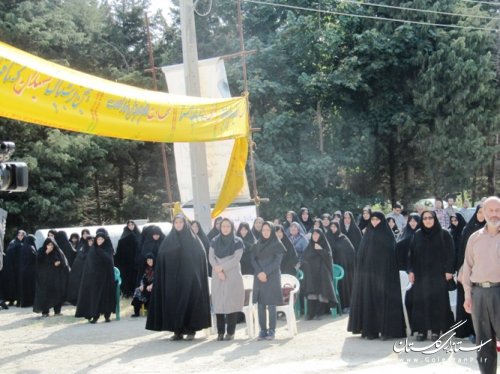 مراسم کلنگ زنی المان شهدای گمنام شهر کردکوی برگزار شد