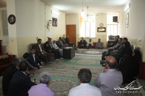 معاون سیاسی، امنیتی و اجتماعی استاندار با امام جمعه گنبدکاووس دیدار کرد