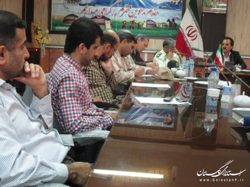 سومین جلسه شورای مبارزه با مواد مخدر شهرستان ترکمن برگزار شد