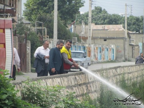 طرح تنظیف و پاکسازی رودخانه قاضی محله شهر کردکوی 