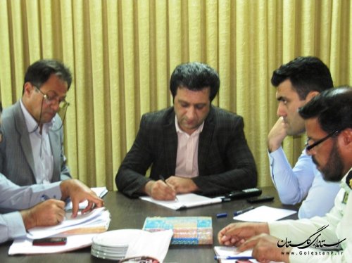 دومین جلسه مبارزه با قاچاق کالا و ارز شهرستان تشکیل شد