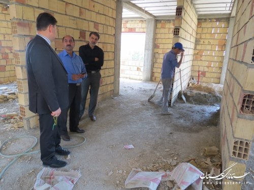 بازدیدید سرزده فرماندار گالیکش از پروژه درمانگاه درحال ساخت شهرستان