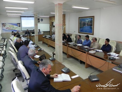 جلسه کارگروه سلامت و امنیت غذائی شهرستان مینودشت برگزار شد