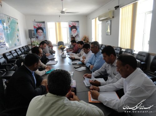 برگزاری جلسه مناسب سازی مبلمان شهری در مراوه تپه