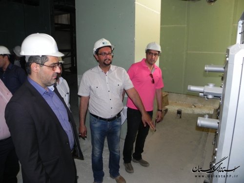 بازدید فرماندار از بیمارستان 96 تختوابی مینودشت