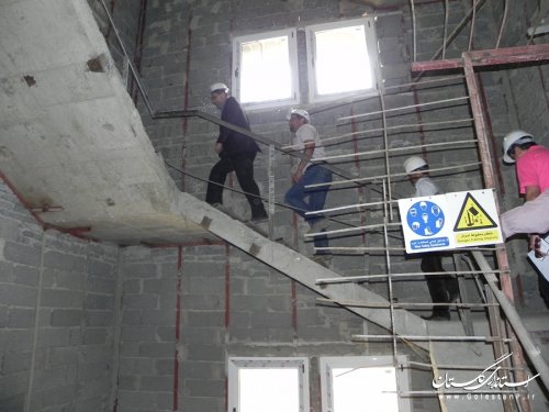 بازدید فرماندار از بیمارستان 96 تختوابی مینودشت