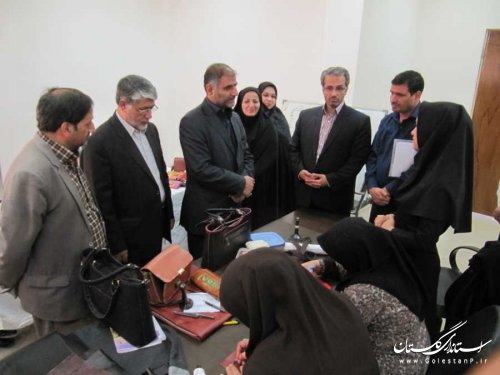 بازدید فرماندار بندرگز از کارگاه های آموزشی مراکز فنی و حرفه ای