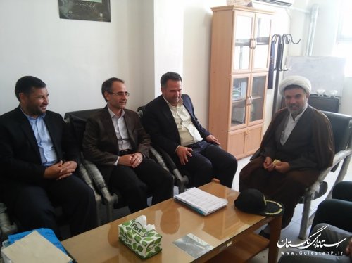 دیدار فرماندار مراوه تپه با رئیس دادگستری شهرستان