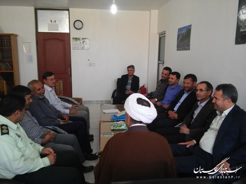 دیدار فرماندار مراوه تپه با رئیس دادگستری شهرستان