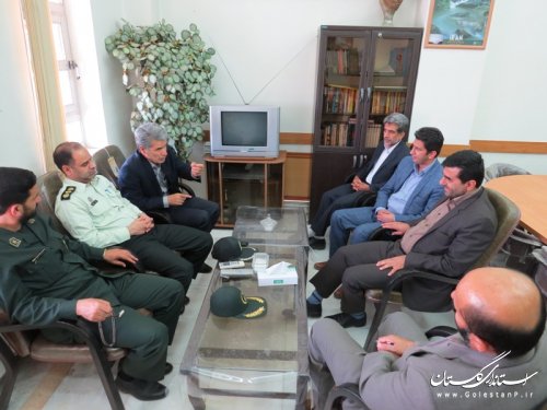 تجلیل فرماندار شهرستان آق قلا از مسئولان قضایی این شهرستان