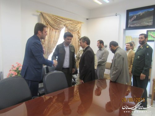 دیدار فرماندار گمیشان با رئیس دادگستری و قضات شهرستان 