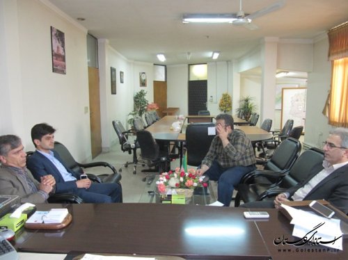 دیدار مدیرکل بیمه  روستایی و عشایری استان با فرماندار