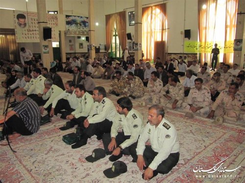 مراسم شهدای هفتم تیر در گنبد کاووس برگزار شد