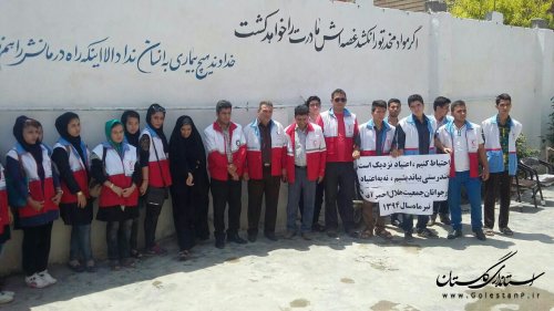 برگزاری مانور "نه به اعتیاد" در گلستان