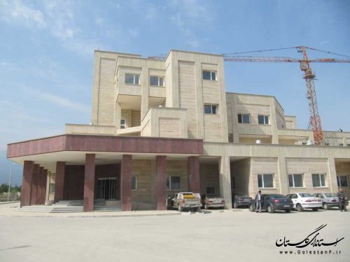 بازدید مدیران استانی و شهرستانی از بیمارستان در حال ساخت بندرگز