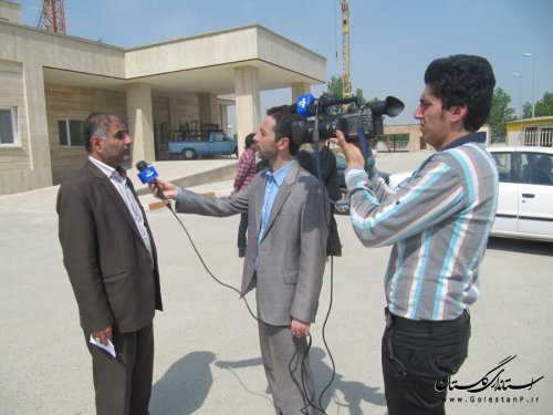 بازدید مدیران استانی و شهرستانی از بیمارستان در حال ساخت بندرگز