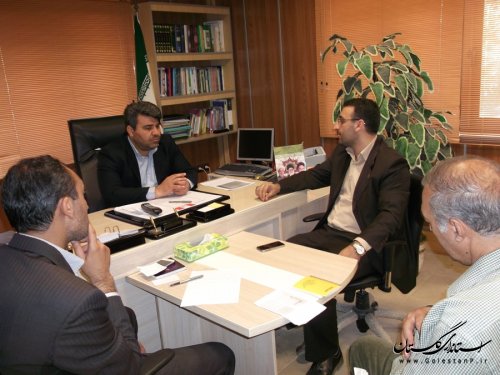 نشست فرماندار رامیان با مدیر عامل شرکت صنعتی معدنی شمالشرق شاهرود