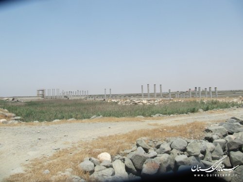 بازدید مدیر فنی و امور زیر بنایی سازمان مناطق آزاد کشور از بنادر تجاری گمیشان