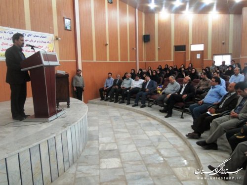 آیین تودیع و معارفه مدیر شبکه بهداشت و درمان شهرستان کردکوی برگزار شد