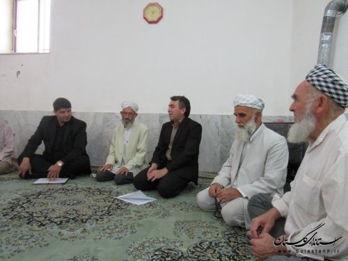دیدار صمیمی فرماندار گمیشان با اهالی روستای قرنجیک خواجه خان