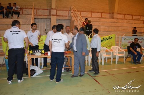 بازدید فرماندار علی آباد کتول از مسابقات جام رمضان شهرستان