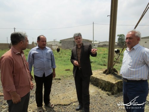 مشکلات آب شرب روستاهای بخش وشمگیر بررسی شد
